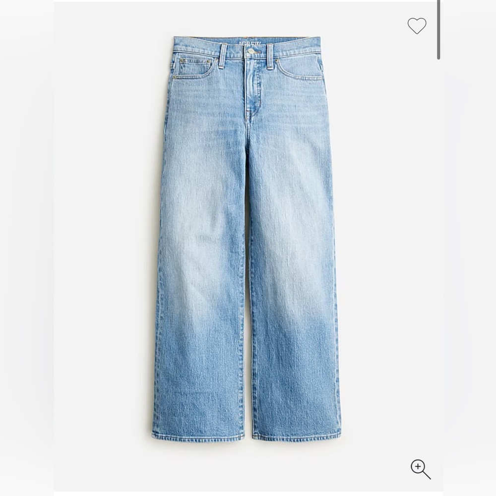 J.Crew Women's Blue Jeans | Slim wide-leg jean | River place wash | 26